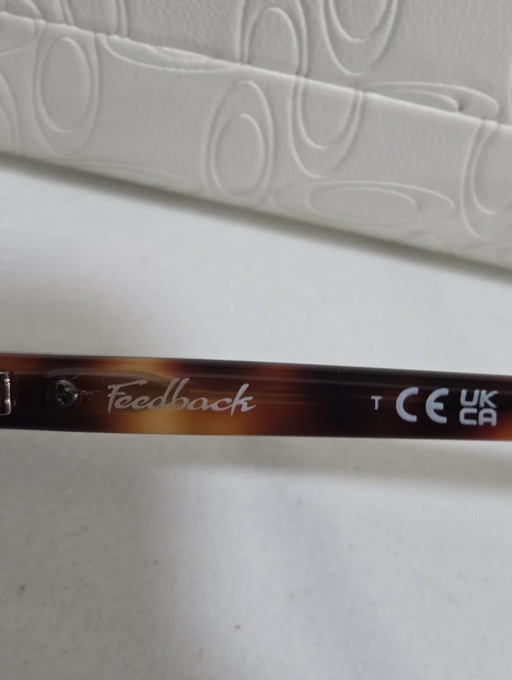 Oakley Feedback Rose Gold Pilot Sunglasses Brown Gradient Lenses 004079-01 -Case